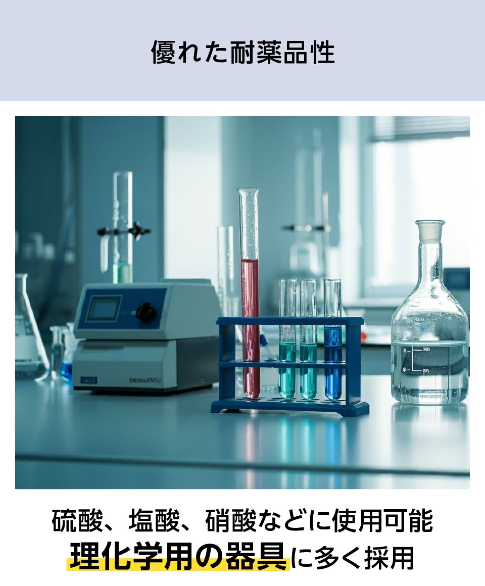 ガラス管／スタンダード】CTE33／耐熱温度490℃