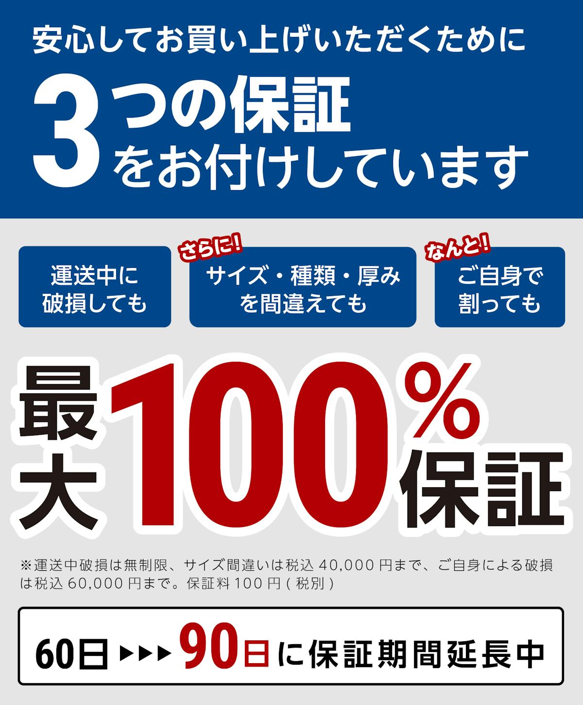 【当社サービスの紹介】3つの保証